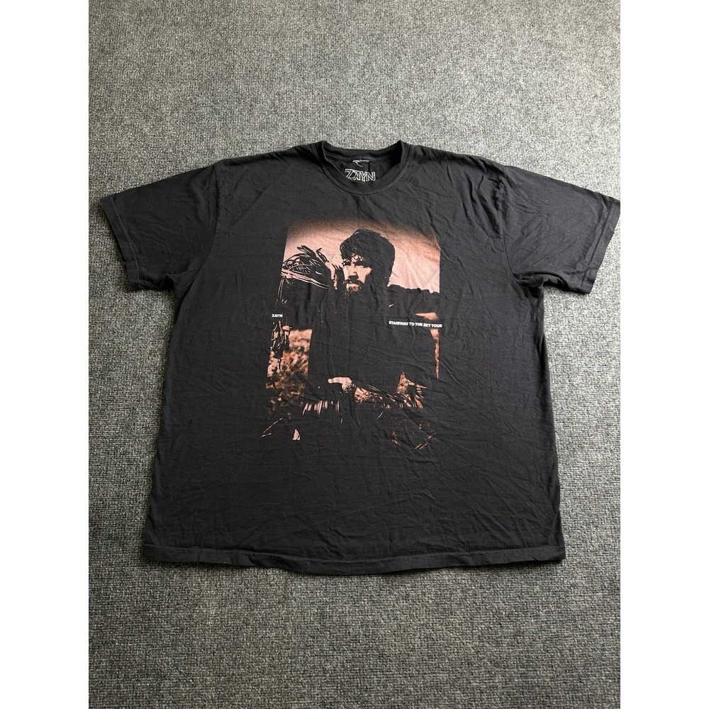 Mens Zayn Malik Stairway To The Sky Tour Graphic T-Shirt, Size 2XL